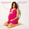 Merry Style Nachthemd Damen Schwangerschaft aus Viskose Produktbild-Vorschau 4