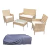 Ensemble de jardin SVITA BROOKLYN 4 pièces avec housse Voir les images du produit 1