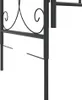 vidaXL Arco da giardino con cancello nero 108x45x235 cm in Anteprima dell’immagine prodotto 10