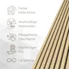 Akustikpaneel mit Holzfurnier in heller Eiche - 2700x600 mm Produktbild-Vorschau 4