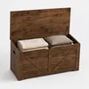 Relaxdays Sitzbank mit Stauraum, Deckel, HxBxT: 46 x 100 x Produktbild-Vorschau 6
