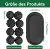 Silikon-Magnetbälle Set - 8-teiliges sensorisches Produktbild-Vorschau 2