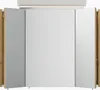 Spiegelschrank 80cm inkl. Design LED-Lampe und Glasböden Produktbild-Vorschau 8