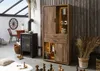 MASSIVMOEBEL24 | Armoire 88x40 Acacia laqué Bois naturel Voir les images du produit 2
