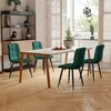INONEFT, set di 4 sedie da pranzo, sedie imbottite per la Anteprima dell’immagine prodotto 3