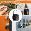 KRUMAD Cijferslot, 4-cijferig, hangslot met code, metalen Productafbeelding-voorbeeld 4