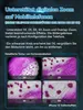 Marketing image showing different zoom levels of a microscope attachment for a smartphone, demonstrating its use on a flower petal. Produktbild-Vorschau