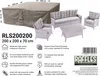 Raffles Covers Schutzhaube für Lounge Sitzgruppe 200 x 200 Produktbild-Vorschau 4
