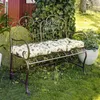 Sitzbank Provence Metall braun Antik Design – Gartenbank Produktbild-Vorschau 6