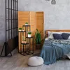 Relaxdays 10038796, Stojan na rostliny, MDF, Ocel, Černá, Náhled obrázku produktu 2