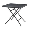 Klapptisch ‘Mark’ quadratisch 78 x 78 x 74 cm Rattanoptik, Produktbild-Vorschau 4