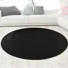 Tappeto nero moderno, vellutato, morbido e di facile Anteprima dell’immagine prodotto 1