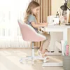 HOFFREE Ergonomischer Kinderschreibtischstuhl Blume Rosa, Produktbild-Vorschau 2