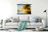 MuchoWow® Textilposter Natur - Malerei - Baum - Wasser Produktbild-Vorschau 3
