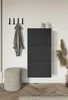 Selsey VELDIO - Wand-Schuhschrank mit 3 Klappen, Schwarz, Produktbild-Vorschau 2