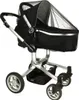 KIK Universal Moskitonetz für Kinderwagen 140cm schwarz Produktbild-Vorschau 1
