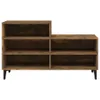 vidaXL Schuhregal Räuchereiche 102x36x60 cm Holzwerkstoff - Produktbild-Vorschau 14