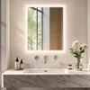 WISFOR specchio da bagno con illuminazione senza nebbia Anteprima dell’immagine prodotto 2