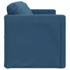 vidaXL Bodensofa mit Schlaffunktion Blau 112x174x55 cm Produktbild-Vorschau 6
