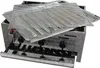 A stainless steel gas grill with a grill grate on top, shown from a slightly elevated front-left angle against a white background. Produktbild-Vorschau