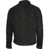 Herren Jeans Jacke Lederjacke Rero Stil Western Nubuk Produktbild-Vorschau 3