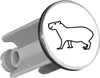 Huuraa Waschbeckenstöpsel Capybara Silhouette 4cm Produktbild-Vorschau 1