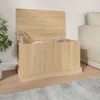 vidaXL Úložný box Sonoma dub 70 x 40 x 38 cm materiál na Náhľad obrázku produktu 2