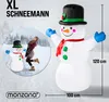 MONZANA® Aufblasbarer Schneemann XL 120cm LED Beleuchtet Produktbild-Vorschau 6