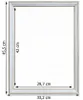 Ramka na zdjęcie Janek - Biało - złota 30x42 (A3) Podgląd zdjęcia produktu 2