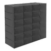 Schuhkarton 24x Schwarz Schuhschachteln Freistehend Produktbild-Vorschau 8