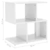 vidaXL Stolik nocny biały wysoki połysk 50x30x51,5 cm Podgląd zdjęcia produktu 7