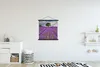MuchoWow® Textilposter Lila Lavendelfeld mit bewölktem Produktbild-Vorschau 2
