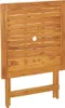 3-tlg. Bistro-Set Beige Polypropylen und Massivholz Produktbild-Vorschau 7