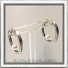 Creole matt 925 Silber rhodiniert echte Perle weiß + Produktbild-Vorschau 1