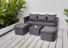 An outdoor lounge set on a wooden deck. Produktbild-Vorschau