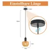 ZMH Hängelampe Boho Pendelleuchte Rattan 1 Flammig Produktbild-Vorschau 4