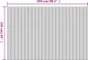 vidaXL Paraván hnědý, šířka 250 cm, výška 165 cm, bambus Náhled obrázku produktu 8