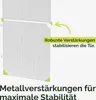 Nematek Insektenschutz Alu Rahmen System Türen bis max. 120 Produktbild-Vorschau 6