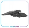 Aquarium Deko Steine Premium Schiefer Schwarz 1kg Produktbild-Vorschau 15