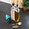 com-four® 2x Ölflasche aus Glas bis 500ml, Ölspender mit Produktbild-Vorschau 9
