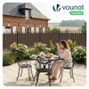 VOUNOT® PVC Sichtschutzmatte Schilfmatte Sichtschutzzaun Produktbild-Vorschau 2