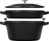 Staub set di 2 piatti + coperchio 24 cm NPC405083830 Anteprima dell’immagine prodotto 2