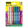 UHU YOUNG CREATIV' Glitter Glue ORIGINAL, 6x10ml, 6 Farben Produktbild-Vorschau 2