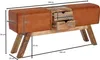 FineBuy Banc de gymnastique marron avec tiroirs 120x56x30 Voir les images du produit 3