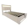 Flieks Polsterbett 90x200cm mit Ladefunktion (USB & Produktbild-Vorschau 3