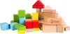 Blocchi di legno classici per bambini, 50 pezzi Anteprima dell’immagine prodotto 5