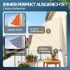 DETEX® 2x Balkonfächer Sichtschutz inkl. Abdeckung Produktbild-Vorschau 3