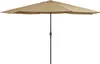 vidaXL Parasol avec mât métallique 390 cm Taupe Voir les images du produit 7