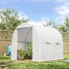 Outsunny Foliengewächshaus Gewächshaus Folien Treibhaus Produktbild-Vorschau 2