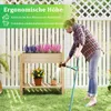 COSTWAY Letto da giardino rialzato con ripiano e scomparti Anteprima dell’immagine prodotto 7